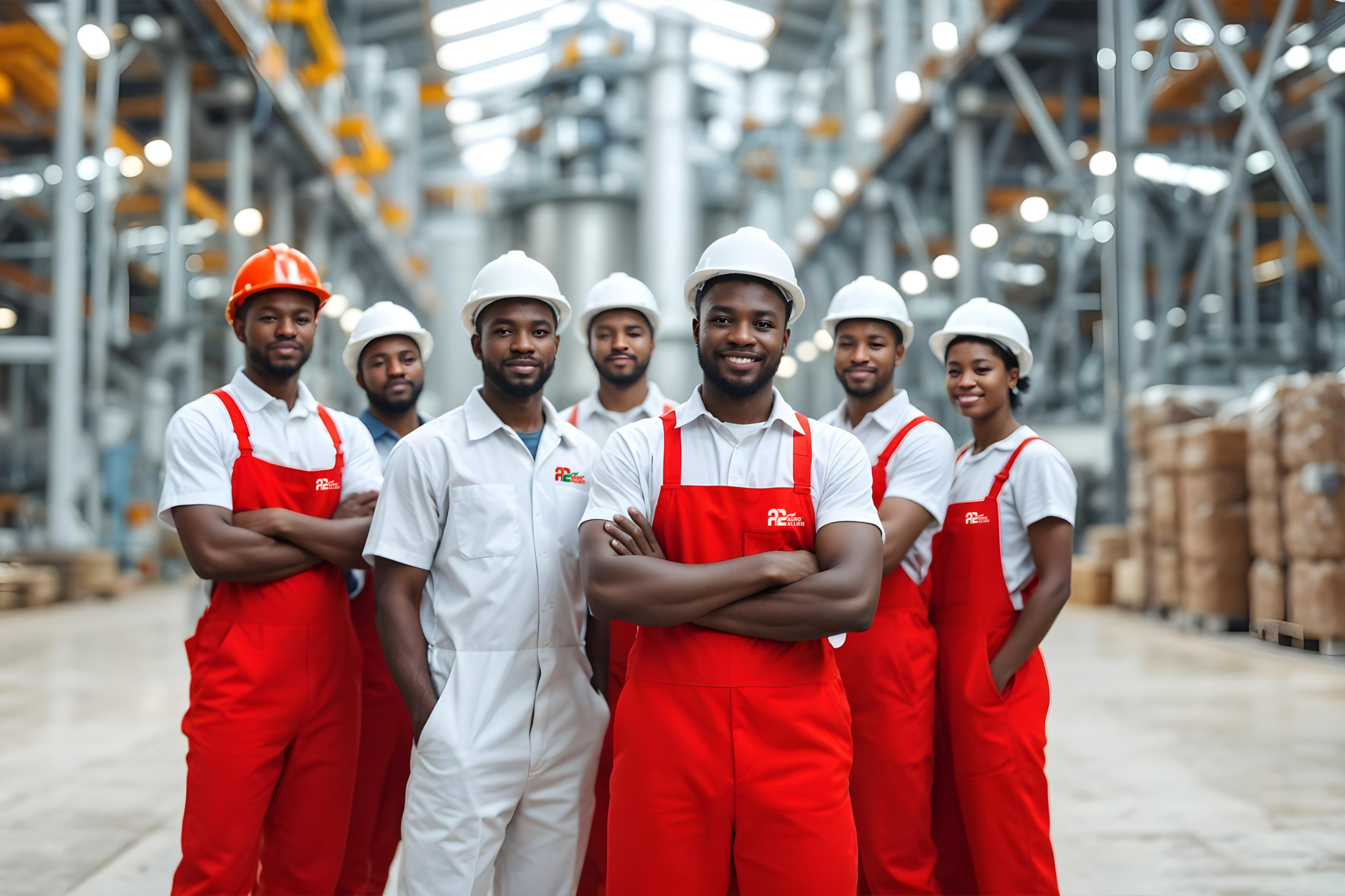Workers at A2 Agro Allied